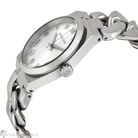 michael kors uhr römische ziffern silber